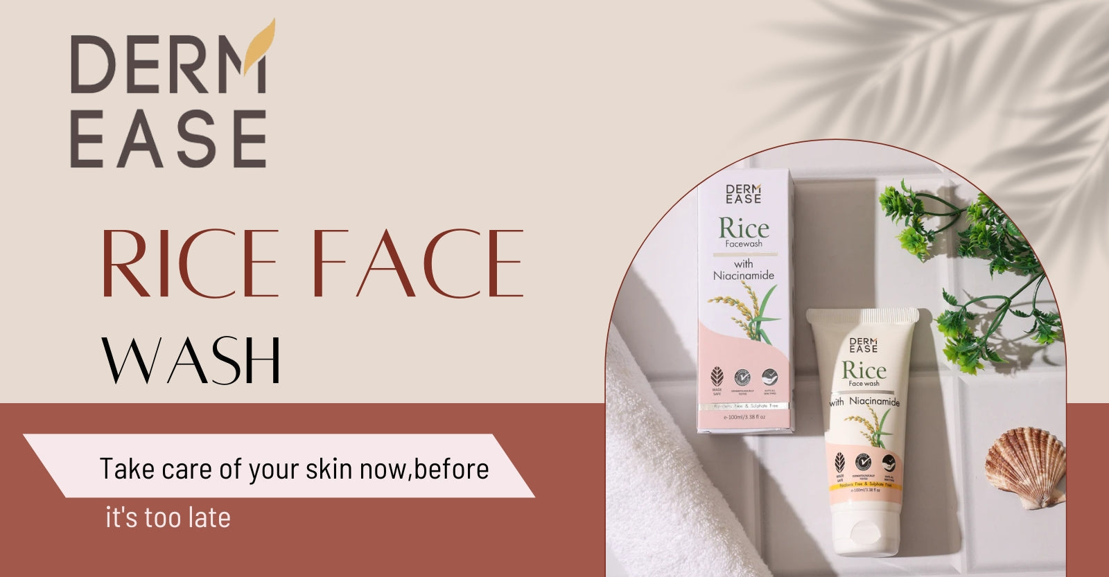 Dermease Rice Face Wash