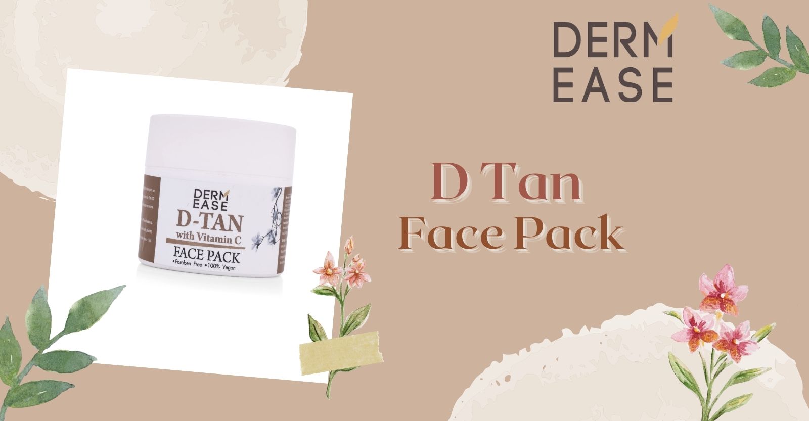 D Tan Pack Get Clear Bright Skin with De Tan Facial Pack