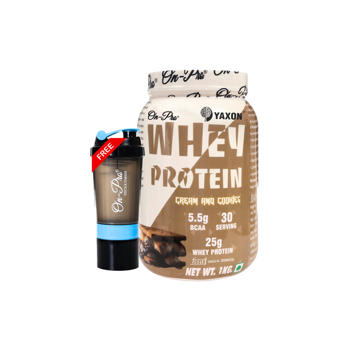 ONPRO WHEY PROTEIN (CREAM & COOKIES FLAVOUR) 1 KG JAR