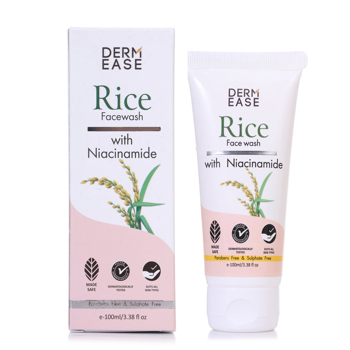 Rice Face wash 100ml with Niacinamide || Face Wash for Oily and Acne Prone Skin