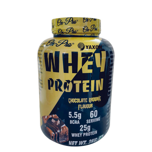 ONPRO WHEY PROTEIN (CHOCOLATE BROWNIE FLAVOUR) 2 KG JAR