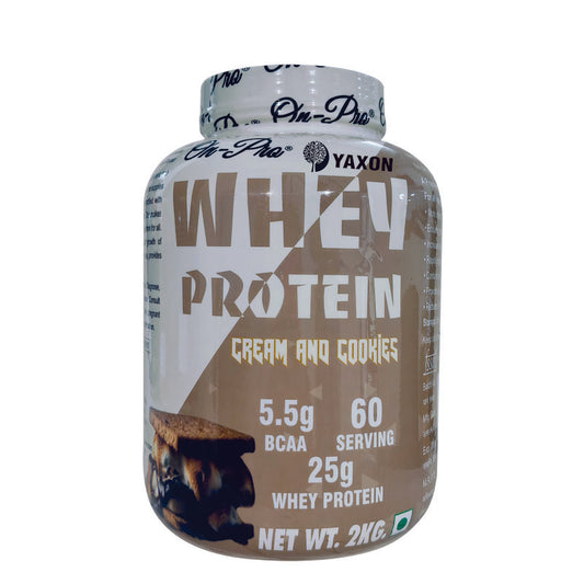 ONPRO WHEY PROTEIN (CREAM & COOKIES FLAVOUR) 2 KG JAR