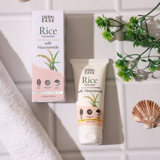 Rice Face wash 100ml with Niacinamide || Face Wash for Oily and Acne Prone Skin