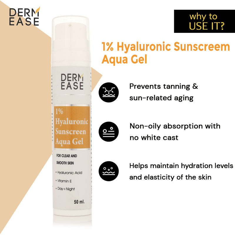 1% Hyaluronic Sunscreen Aqua Gel Description