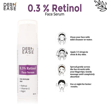 0.3% Retinol Face Serum Description