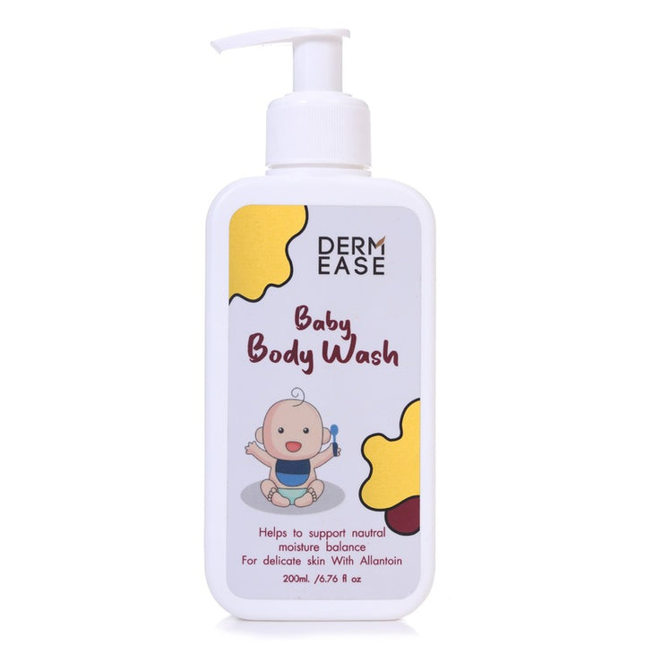 Baby Body Wash for Bath 200ml with Aloevera Extract || Cleanses and Moisturizes Baby’s Skin