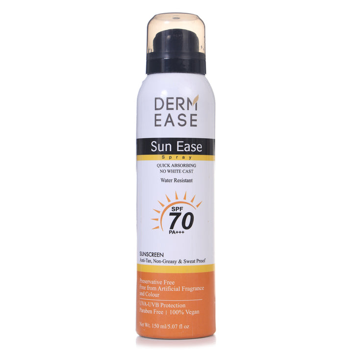 Derm Ease SPF 70 Sunscreen Spray 150ml || SPF 70 + AEROSOL SPRAY