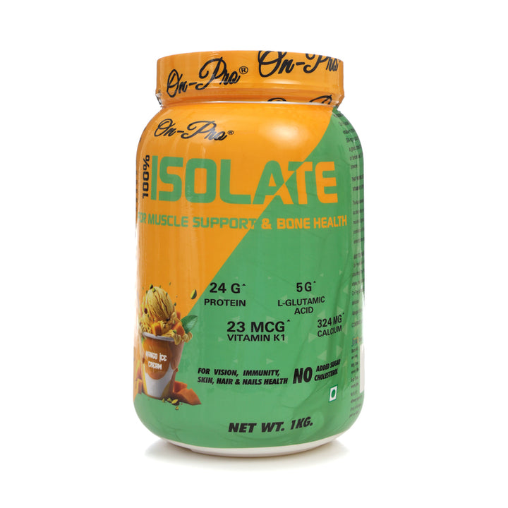 ONPRO 100% ISOLATE PROTEIN POWDER (MANGO ICE CREAM FLAVOUR)