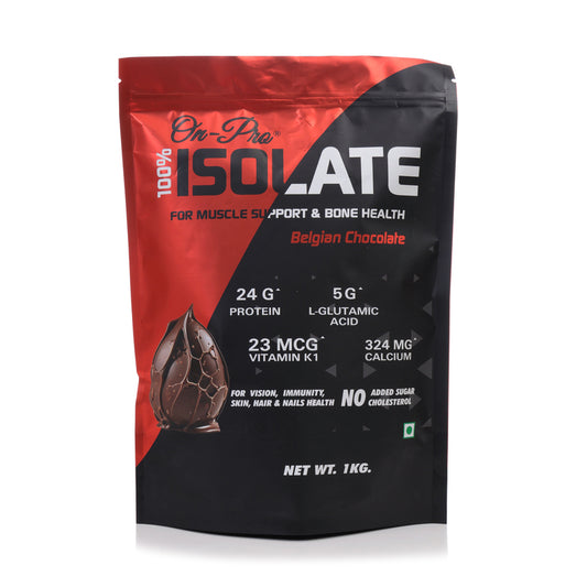 ONPRO 100% ISOLATE PROTEIN POWDER (BELGIAN CHOCOLATE FLAVOUR)