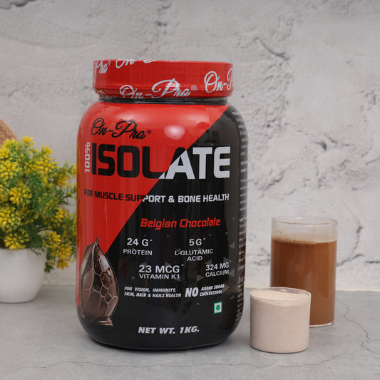 ONPRO 100% ISOLATE PROTEIN POWDER (BELGIAN CHOCOLATE FLAVOUR)