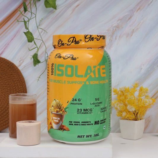 ONPRO 100% ISOLATE PROTEIN POWDER (MANGO ICE CREAM FLAVOUR)